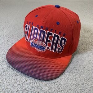 Los Angeles‎ Clippers Hat Snapback NBA Mitchell Ness Adult One Size OSFA Flaws